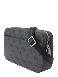 GUESS Umhängetasche 'MILANO' graphit/schwarz
