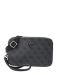 GUESS Umhängetasche 'MILANO' graphit/schwarz