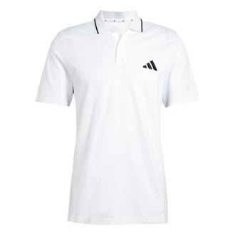 ADIDAS SPORTSWEAR ESSENTIALS 3-STREIFEN PIQUE/ FUNKTIONSSHIRT schwarz/weiß ADIDAS SPORTSWEAR ESSENTIALS 3-STREIFEN PIQUE/ FUNKTIONSSHIRT schwarz/weiß