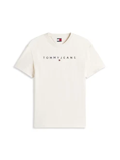 Tommy Jeans T-Shirt creme/navy Tommy Jeans T-Shirt creme/navy