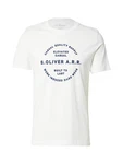 s.Oliver T-Shirt navy / weiß