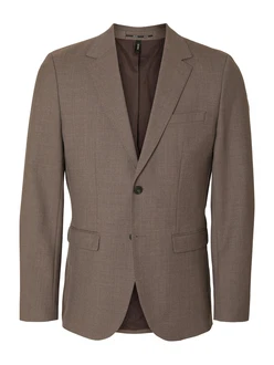 SELECTED HOMME Sakko SLHSLIM-THEO schoko