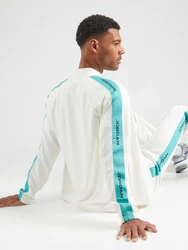 Jordan Sweatjacke 'Ess' türkis / schwarz / offwhite