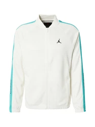Jordan Sweatjacke 'Ess' türkis / schwarz / offwhite