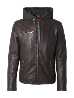 Maze Übergangsjacke Lederjacke dunkelbraun Maze Übergangsjacke Lederjacke dunkelbraun