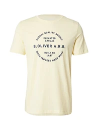 T-Shirt dunkelblau / hellgelb