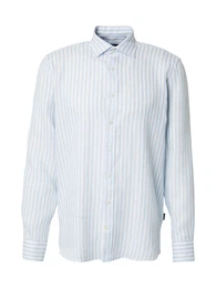 Hemd hellblau / wei