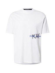 Karl Lagerfeld T-Shirt kobaltblau/schwarz/weiß