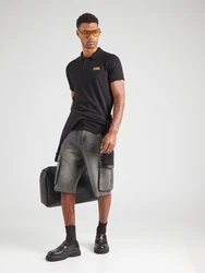 Karl Lagerfeld Poloshirt goldgelb/schwarz