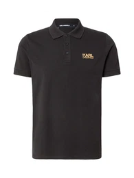 Poloshirt goldgelb / schwarz