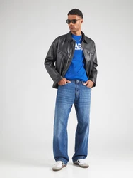 Karl Lagerfeld T-Shirt royalblau/weiß