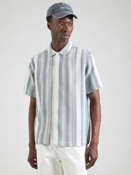 Only & Sons Hemd 'ONSSAVIER' cyanblau/weiß