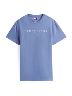 Tommy Jeans T-Shirt taubenblau/weiß Tommy Jeans T-Shirt taubenblau/weiß
