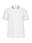 Calvin Klein Jeans Poloshirt grau/weiß