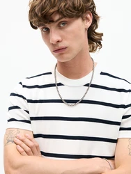 Pull&Bear Pullover schwarz/weiß