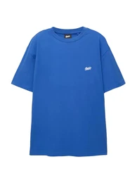 T-Shirt 'STWD' blau / wei