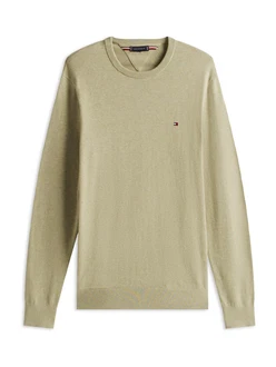 Tommy Hilfiger Pullover Essential Crew Neck khaki