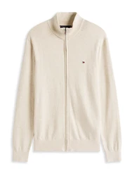 TOMMY HILFIGER Strickjacke Essential cappuccino
