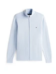TOMMY HILFIGER Strickjacke Essential hellblau TOMMY HILFIGER Strickjacke Essential hellblau