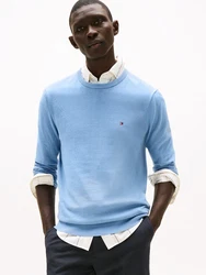 Tommy Hilfiger Pullover Essential Crew Neck hellblau