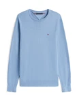 Tommy Hilfiger Pullover Essential Crew Neck hellblau Tommy Hilfiger Pullover Essential Crew Neck hellblau