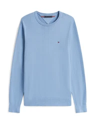 Tommy Hilfiger Pullover Essential Crew Neck hellblau