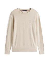 Tommy Hilfiger Pullover Essential Crew Neck hellbraun