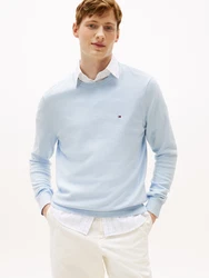 Tommy Hilfiger Pullover Essential Crew Neck navy / hellblau / rot / weiß
