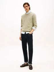 TOMMY HILFIGER Pullover 'ESSENTIAL' STEUERKREUZ pastellgrün