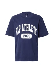 GAP T-Shirt navy / weiß