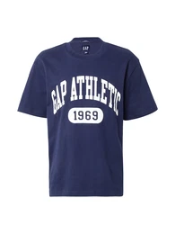 T-Shirt navy / wei