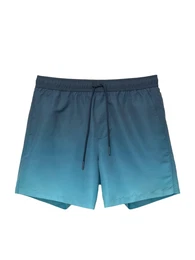 Badeshorts navy / himmelblau
