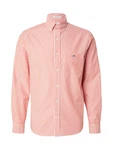 Gant Langarmhemd REG POPLIN STRIPE SHIRT hellorange/weiß