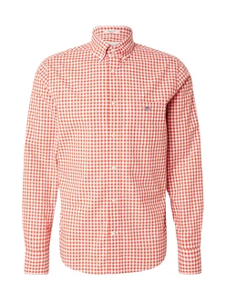 Gant Langarmhemd navy/hellgrau/orange/weiß