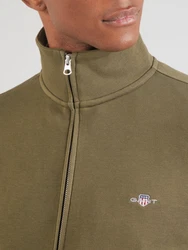 Gant Sweatshirt REG SHIELD FULL ZIP SWEAT oliv