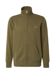 Gant Sweatshirt REG SHIELD FULL ZIP SWEAT oliv