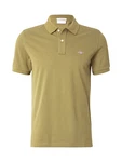 GANT Poloshirt Regular Shield Pique Polo oliv GANT Poloshirt Regular Shield Pique Polo oliv
