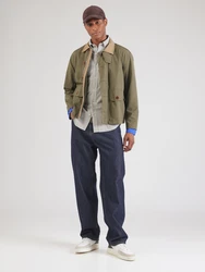 Gant Langarmhemd REG POPLIN STRIPE SHIRT oliv/weiß