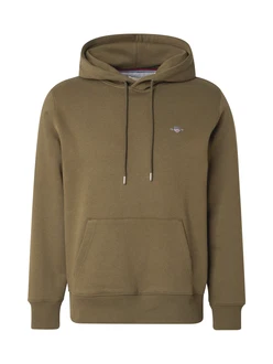 Gant Hoodie REGULAR SHIELD HOODIE oliv Gant Hoodie REGULAR SHIELD HOODIE oliv