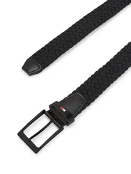 TOMMY HILFIGER Gürtel 'LAYTON' schwarz