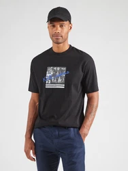 Karl Lagerfeld T-Shirt blau/grau/schwarz/weiß
