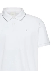 Calvin Klein Poloshirt CLSS grau/weiß