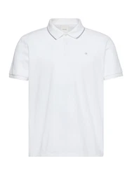 Calvin Klein Poloshirt CLSS grau/weiß