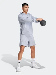 ADIDAS PERFORMANCE Sportsweatshirt 'Designed For Training' hellgrau/schwarz
