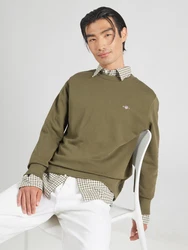 GANT Sweatshirt REG SHIELD C-NECK SWEAT oliv