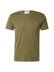 GANT T-Shirt V-Neck Slim Fit SLIM SHIELD V-NECK T-SHIRT navy/grau/oliv/rot