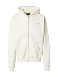 Pegador Sweatjacke Logo Oversized Zip Hoodie creme/weiß Pegador Sweatjacke Logo Oversized Zip Hoodie creme/weiß