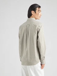 Gant Langarmhemd khaki/weiß