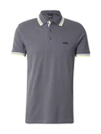 BOSS Poloshirt 'Paddy' gelb/dunkelgrau/weiß
