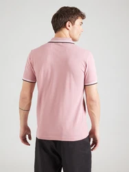 BOSS Poloshirt 'Paul' rosa/schwarz/weiß